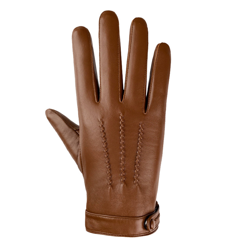 Leather Driving Glove - 남성용 탑 레이어 양가죽 정품 가죽