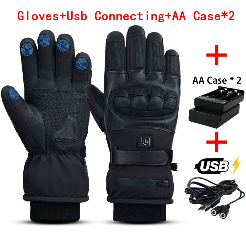 Ski Glove Waterproof - 온수 장갑 손 따뜻하게 전기 열