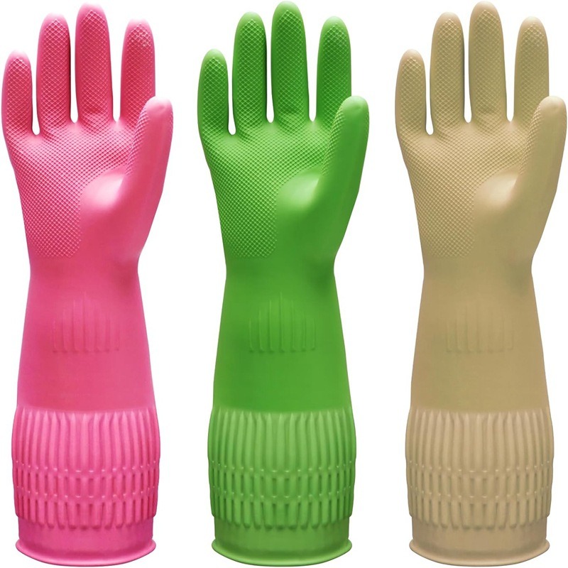 1켤레, 긴 길이의 실리콘 주방용 장갑, 고무 주방용  - Dish Glove Rubber 리뷰 및 가격