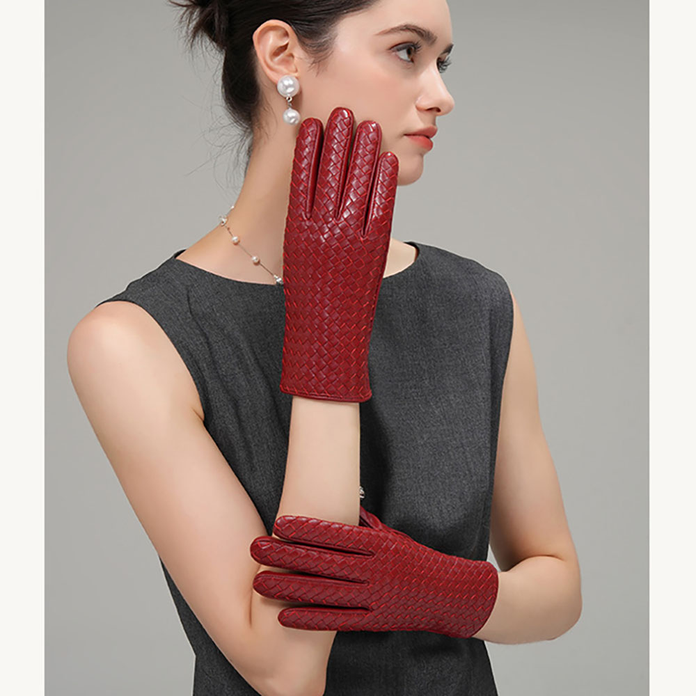 겨울용 여성용 천연 가죽 소재의 따뜻한 짜임 디자인 양 - Wool Glove Lined 리뷰 및 가격