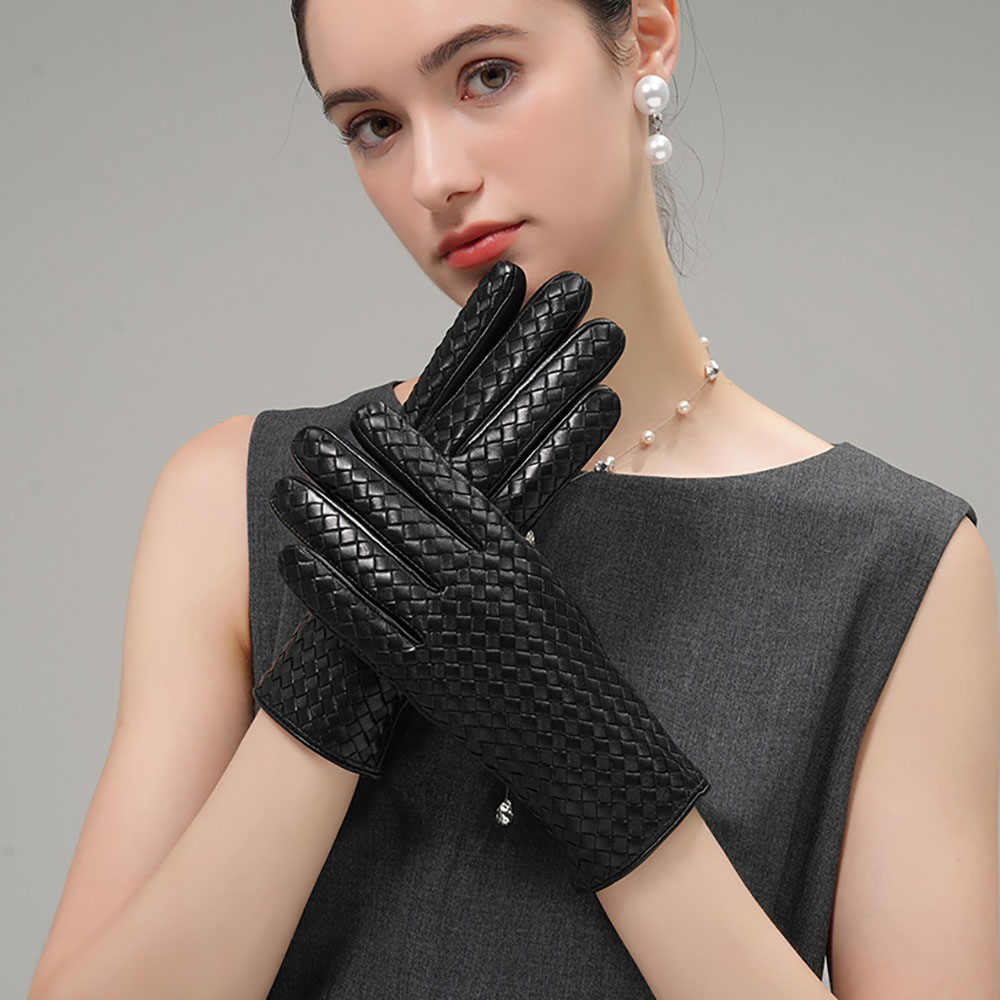 겨울용 여성용 천연 가죽 소재의 따뜻한 짜임 디자인 양 - Wool Glove Lined 리뷰 및 가격