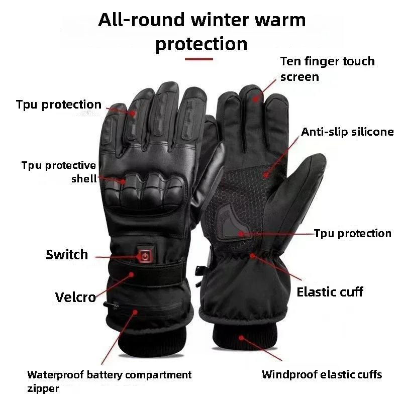 온수 장갑 손 따뜻하게 전기 열 장갑 방수 스노우 보드 - Ski Glove Waterproof 리뷰 및 가격